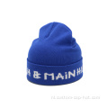 Mode veelzijdige Engelse brief logo beanie gebreide hoed